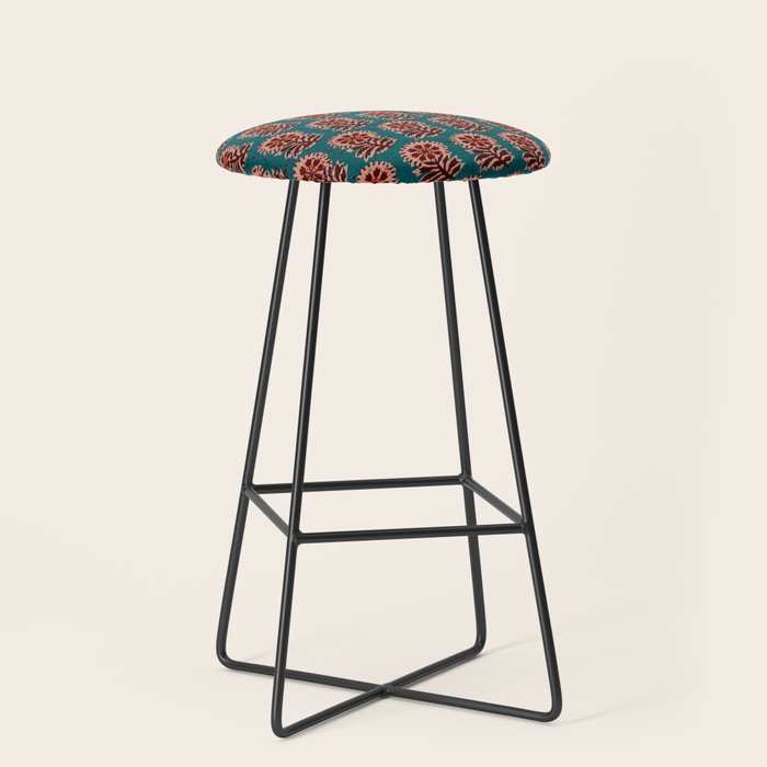 MACHA TEAL COSMOS Stool Gallery Image 1