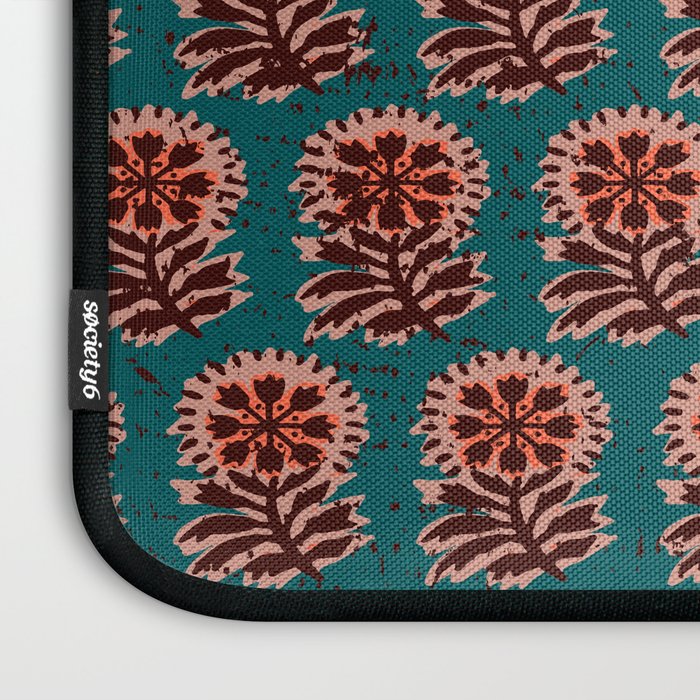 MACHA TEAL COSMOS Laptop Sleeve Gallery Image 3