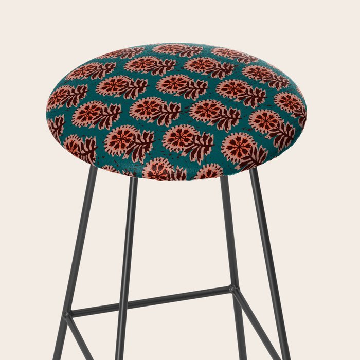 MACHA TEAL COSMOS Stool Gallery Image 2