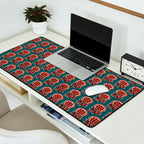 MACHA TEAL COSMOS Desk Mat Gallery Image 2
