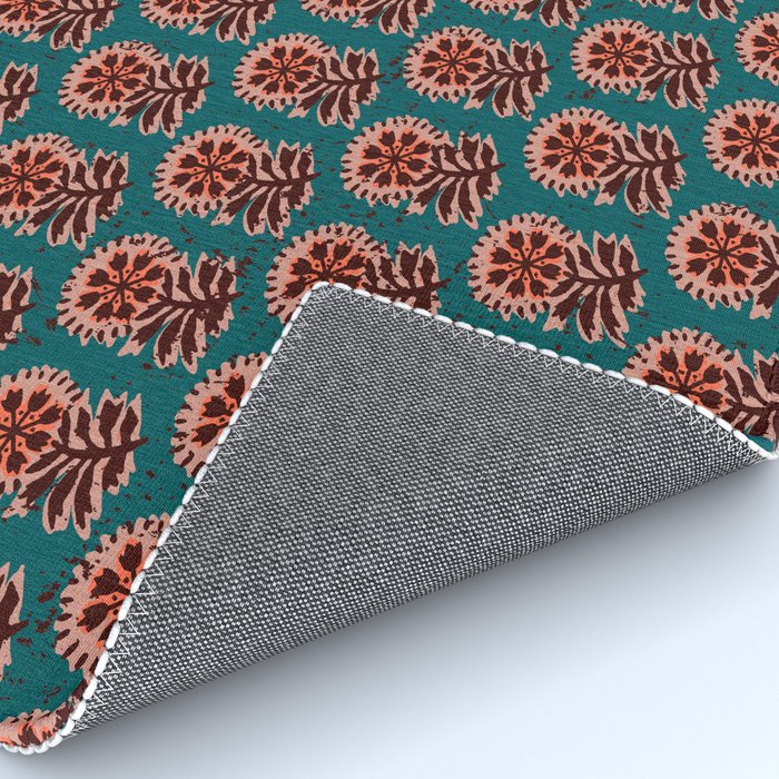 MACHA TEAL COSMOS Rug Gallery Image 4