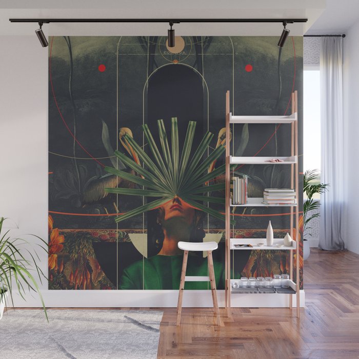 She saw the Equator Wall Mural Gallery Image 1