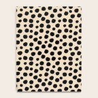 Irregular Small Polka Dots black Notebook Gallery Image 4