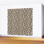 Irregular Small Polka Dots black Wall Mural Gallery Image 2