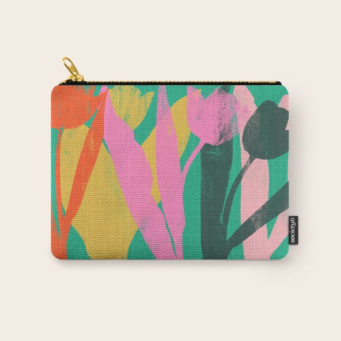 tulips 12 Carry All Pouch Gallery Image 1