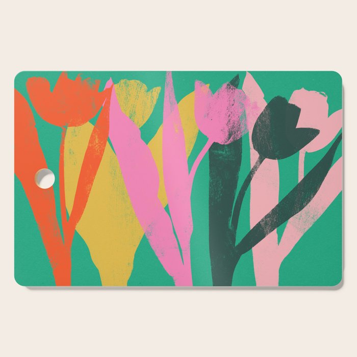 tulips 12 Cutting Board Gallery Image 1
