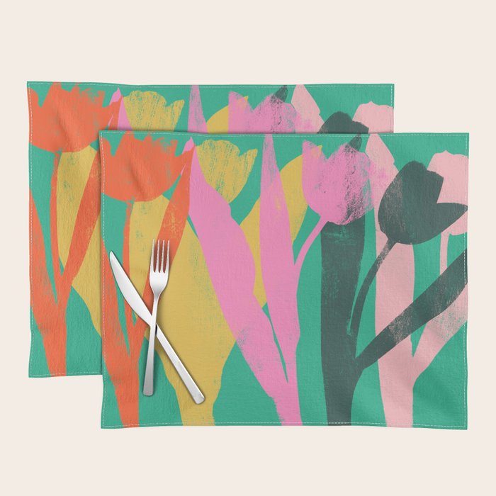 tulips 12 Placemat Gallery Image 1