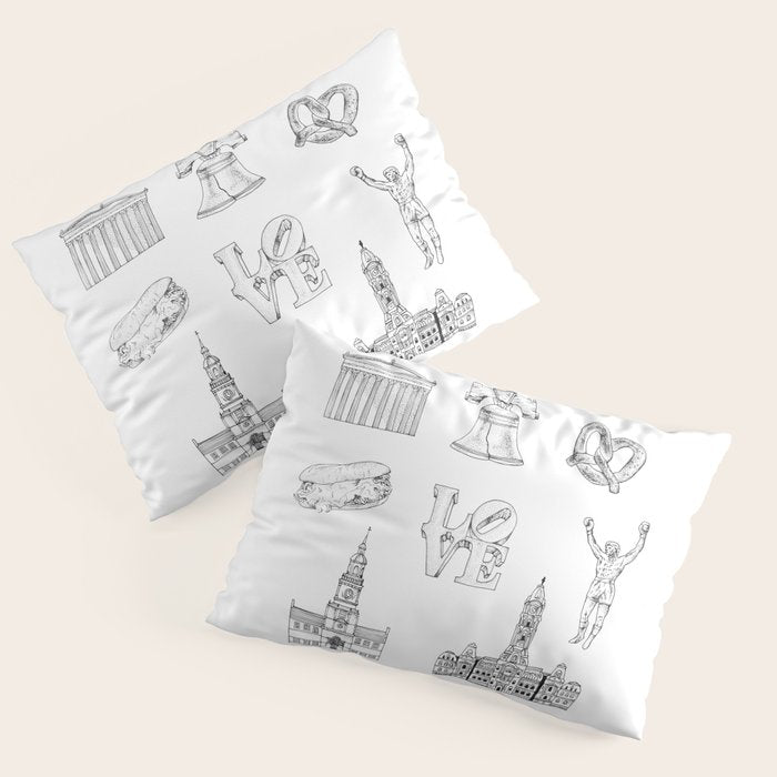 Philly Love Pillow Sham Gallery Image 1