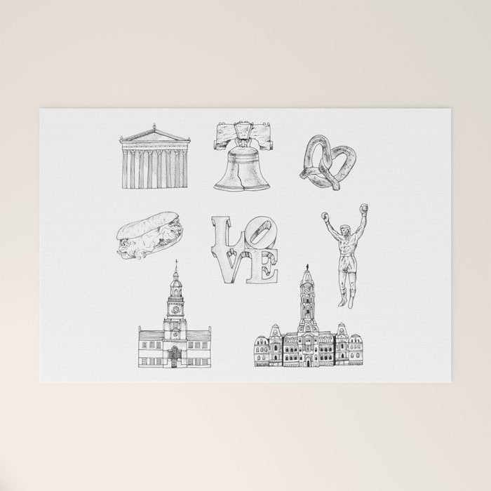 Philly Love Welcome Mat Gallery Image 1