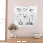 Philly Love Wall Tapestry Gallery Image 2