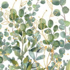 Gold And Green Botanical Eucalyptus Leaves Coffee Mug Gallery Image 2