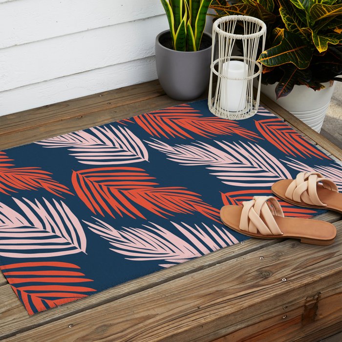 Blue Palms Outdoor Rug Gallery Image 2