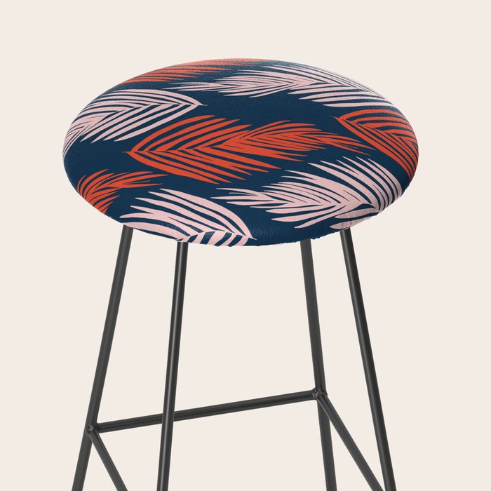 Blue Palms Stool Gallery Image 2