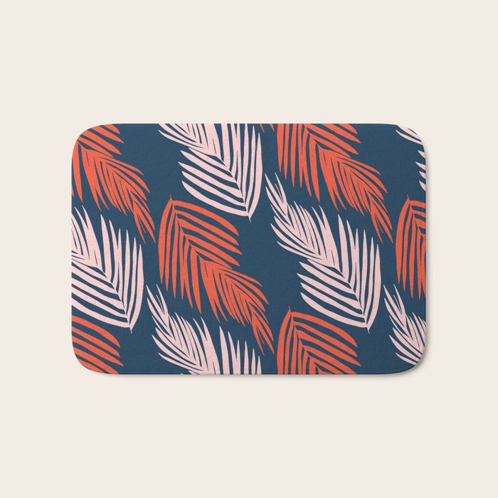 Blue Palms Bath Mat Gallery Image 1