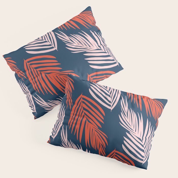 Blue Palms Pillow Sham Gallery Image 3