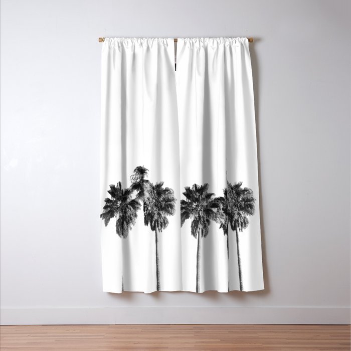 Palm trees 3 Window Curtain Gallery Image 3