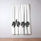 Palm trees 3 Window Curtain Gallery Image 3