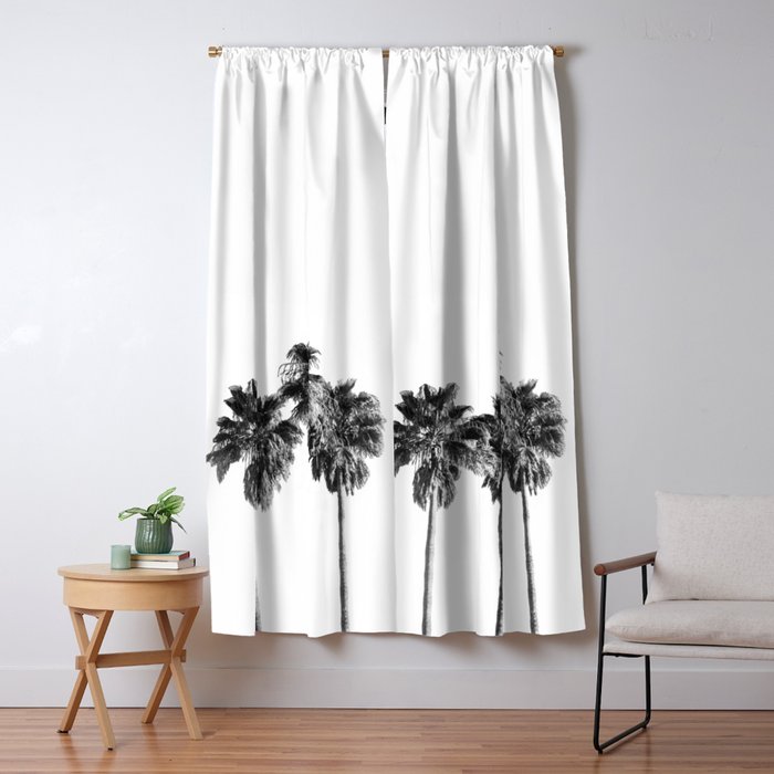 Palm trees 3 Window Curtain Gallery Image 1