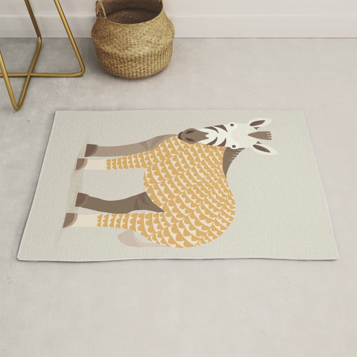 Whimsical Zebra Rug Gallery Image 1