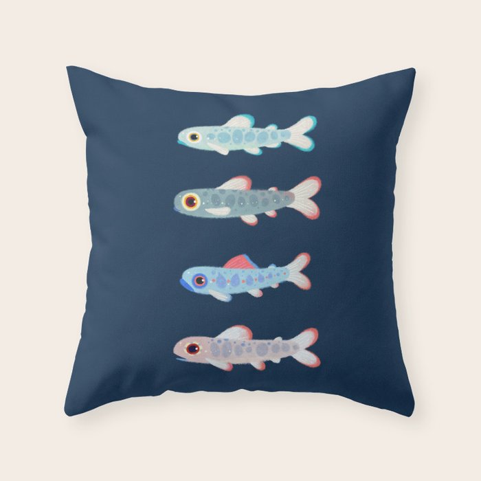Trouts Throw Pillow Gallery Image 1