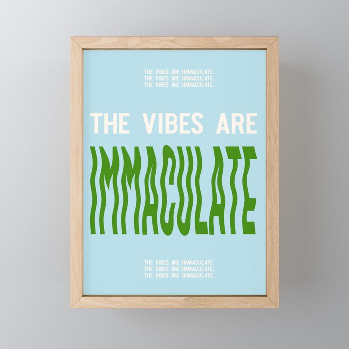 Immaculate Vibes Mini Art Print Gallery Image 1