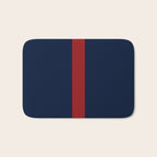 Navy Red Bath Mat Gallery Image 1