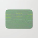 Minimal Doodle Dots in Sage Green Bath Mat Gallery Image 1