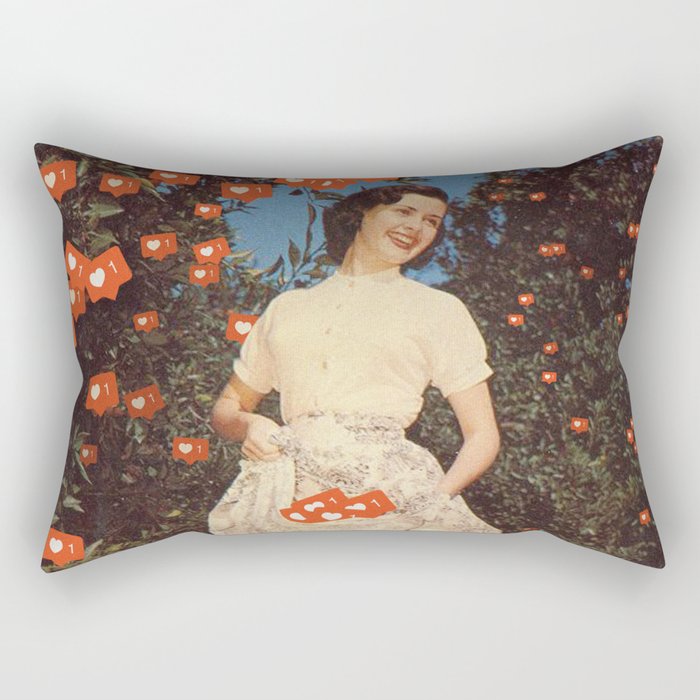 The Orchard Of Me - Social Media Insta likes Rectangular Pillow Gallery Image 1
