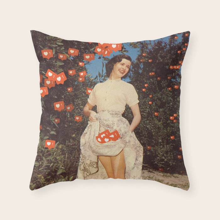 The Orchard Of Me - Social Media Insta likes Throw Pillow Gallery Image 6