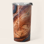 Rustic Wood Tones Travel Mug Gallery Image 2