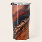 Rustic Wood Tones Travel Mug Gallery Image 3