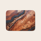 Rustic Wood Tones Bath Mat Gallery Image 1