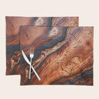 Rustic Wood Tones Placemat Gallery Image 1