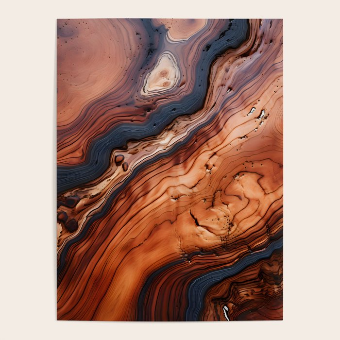 Rustic Wood Tones Poster Gallery Image 1