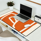 abstract minimal 57 Terracota Desk Mat Gallery Image 2