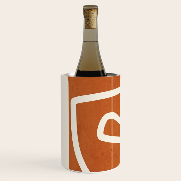 abstract minimal 57 Terracota Wine Chiller Gallery Image 2