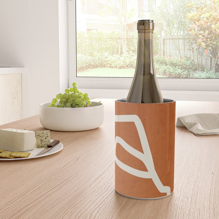 abstract minimal 57 Terracota Wine Chiller Gallery Image 4