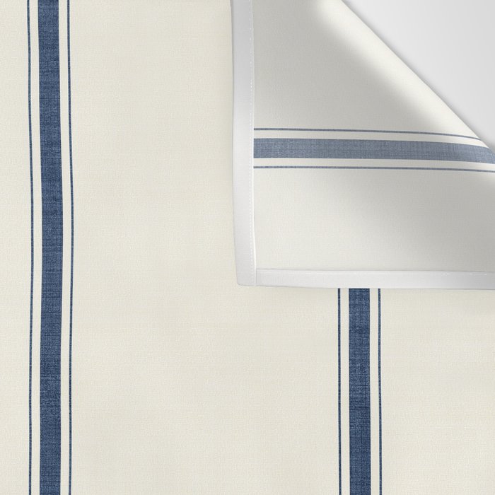 Farmhouse Stripe in Navy Blue Wall Tapestry Gallery Image 3