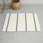 Farmhouse Stripe in Navy Blue Rug Gallery Image 1