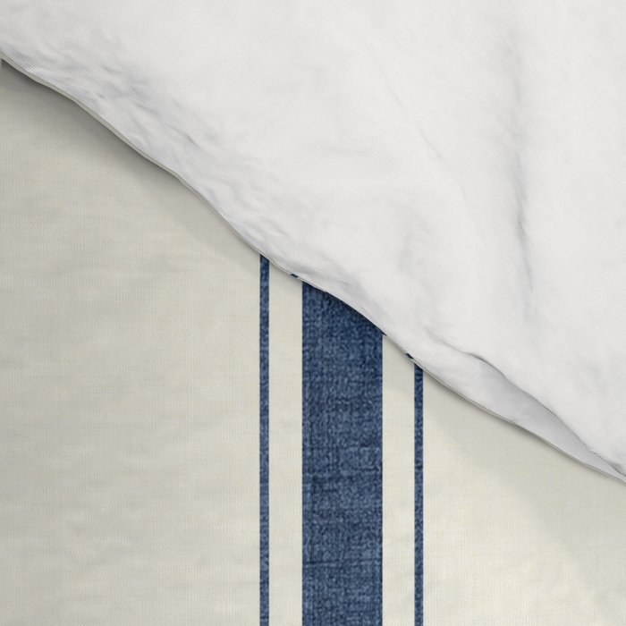 Farmhouse Stripe in Navy Blue Comforter Gallery Image 4