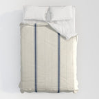 Farmhouse Stripe in Navy Blue Comforter Gallery Image 6
