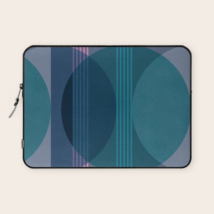 Abstraction_BLUE_LANDSCAPE_MOONLIGHT_NATURE_POP_ART_)521A Laptop Sleeve Gallery Image 1