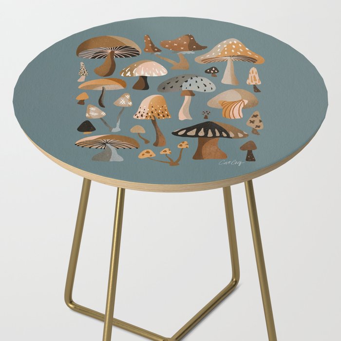 Mushroom Collection â Neutral Palette Side Table Gallery Image 2