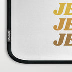 Je T'aime - French for I Love You in Warm Red, Orange, and Yellow Colors Laptop Sleeve Gallery Image 3
