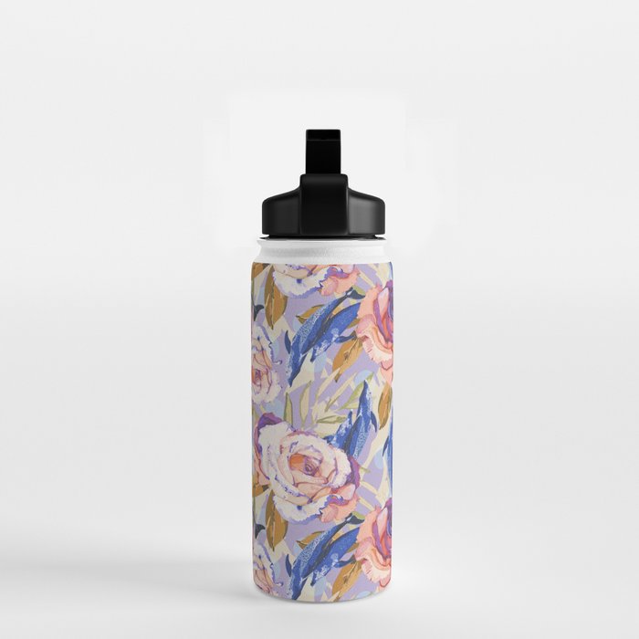 Dolphins in the roses A Water Bottle Gallery Image 2