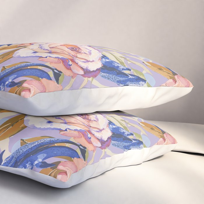 Dolphins in the roses A Pillow Sham Gallery Image 3
