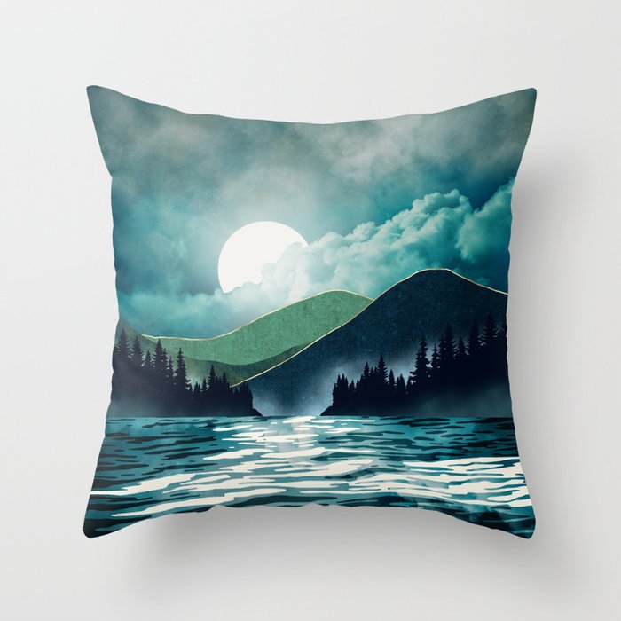 After the Rain Throw Pillow Gallery Image 1