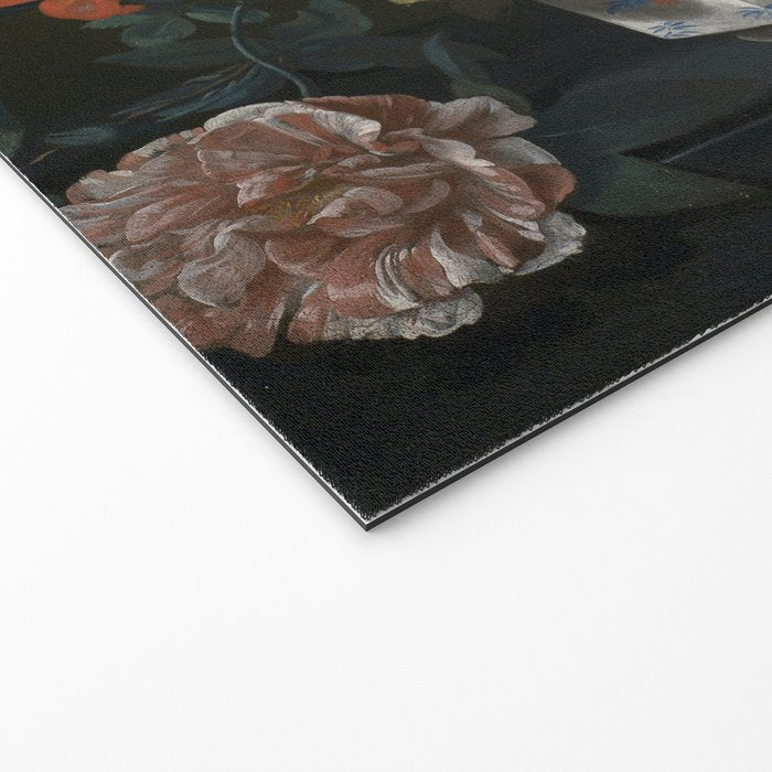 Flowers in a Chantilly Vase (c.1760) painting in high resolution by Louis Tessier.  Welcome Mat Gallery Image 2