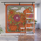 Fall Garden Wall Mural Gallery Image 1