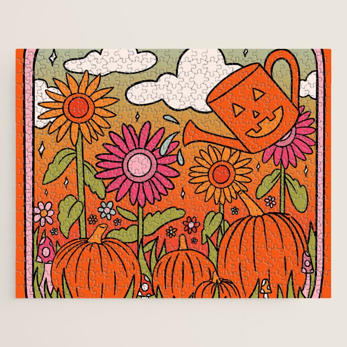 Fall Garden Jigsaw Puzzle Gallery Image 1